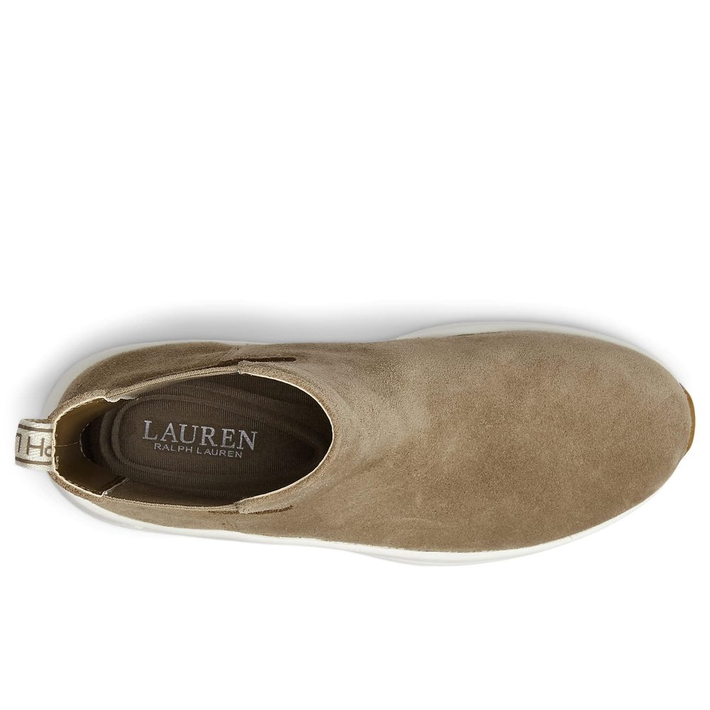 Lauren Ralph Lauren Rylee Chelsea Slip-On Sneaker Truffle 7.5 B (M) - Picture 3 of 4